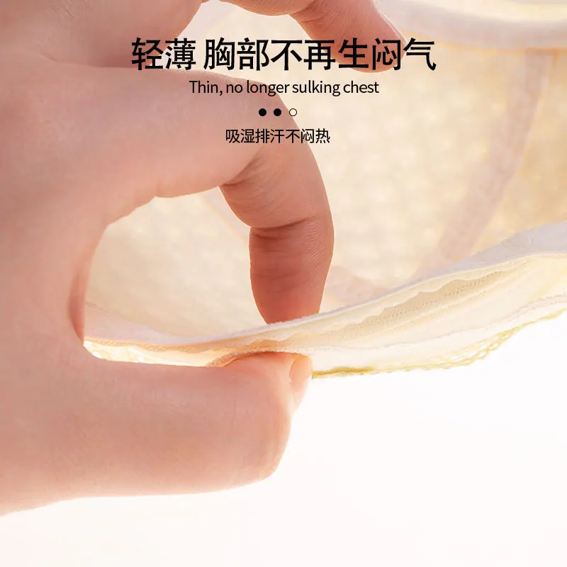 Women's Lace Sexy Underwear Thin Full Cup Wireless Bra plus Size Breast Holding Anti-Sag Bra push up bra for women freeshipping