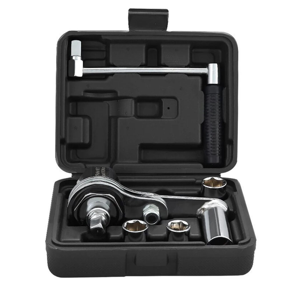 Chrome Vanadium Steel Torque Multiplier Wrench Set with 17mm/19mm/21mm Sockets Lug Nut Remover for Loosening Car Tire Lug Nuts