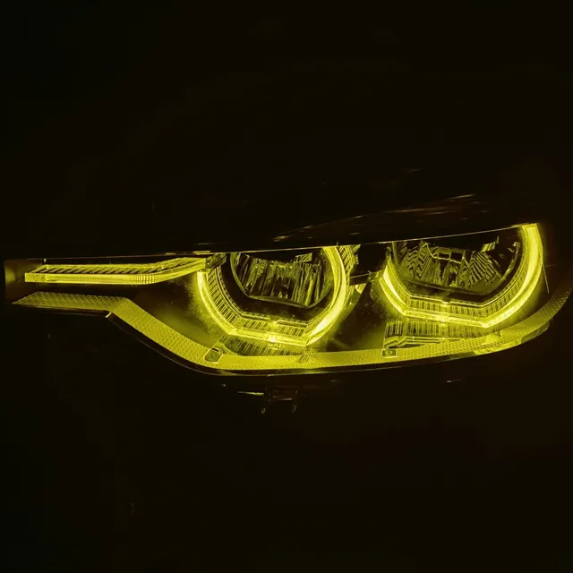 Yellow Angel Eye DRL LED Board For BMW F30 LCI 3 Series 330i 340i 320i  Headlight