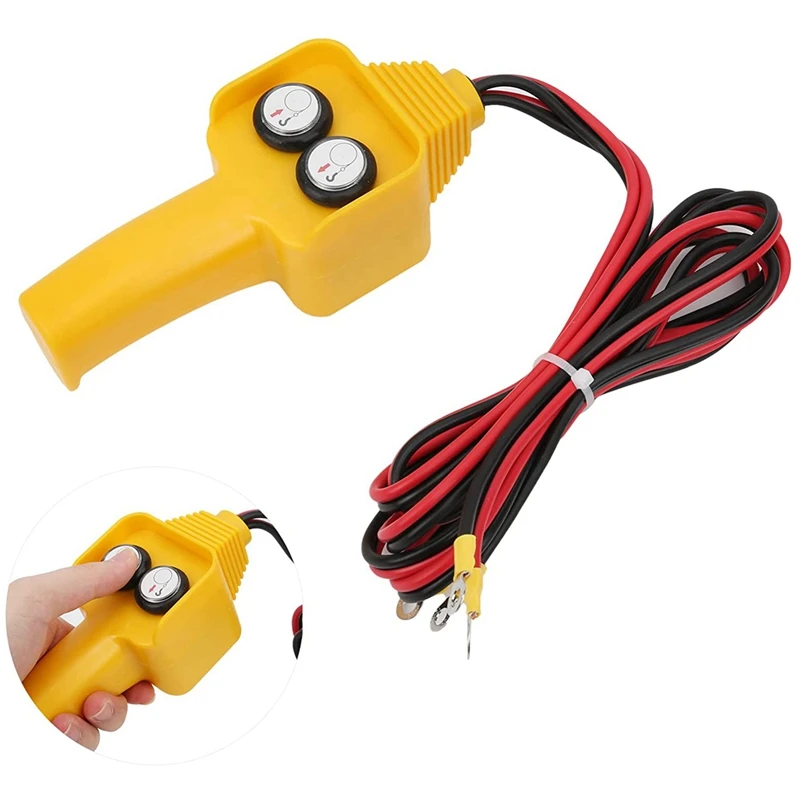 Car Winch Remote Control Switch Winch Remote Control Button Kit Switch Wired Handle