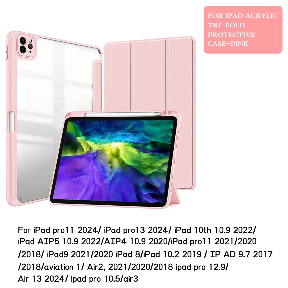 حافظة لجهاز iPad Pro 12.9 10.5 11 13 بوصة 11 2024...