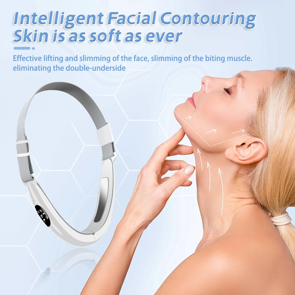 Intelligent Electric Face Slimming Instrument Chin Slimming v-Face Beauty Instrument Facial Massager Tight Small Face