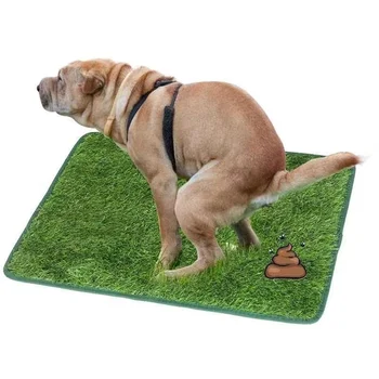 Tappeto riutilizzabile per toilette per cani: tappeto in erba artificiale per cani, toilette per cani, tappetino per addestramento, toilette per cani per balcone giardino