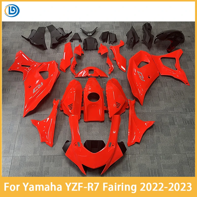 

NEW ABS Motorcycle full Fairing Kit fit For Yamaha YZF R7 2022 2023 YFZ-R7 2022 2023 Bodywork Fairings kits set red