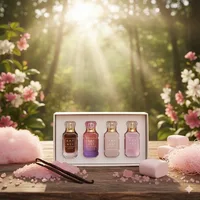 Ensemble de parfums unisexes KAYALI 4*10ml, parfum longue durée, frais, doux, élégant, floral, fruité, musqué, parfum naturel, quatre senteurs, vanille royale 6