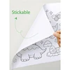 Coloring Paper Roll Graffiti Scroll Paper-cut Drawing Roll DIY Color Filling Paper for Kids Painting Paper 3 Meters 6