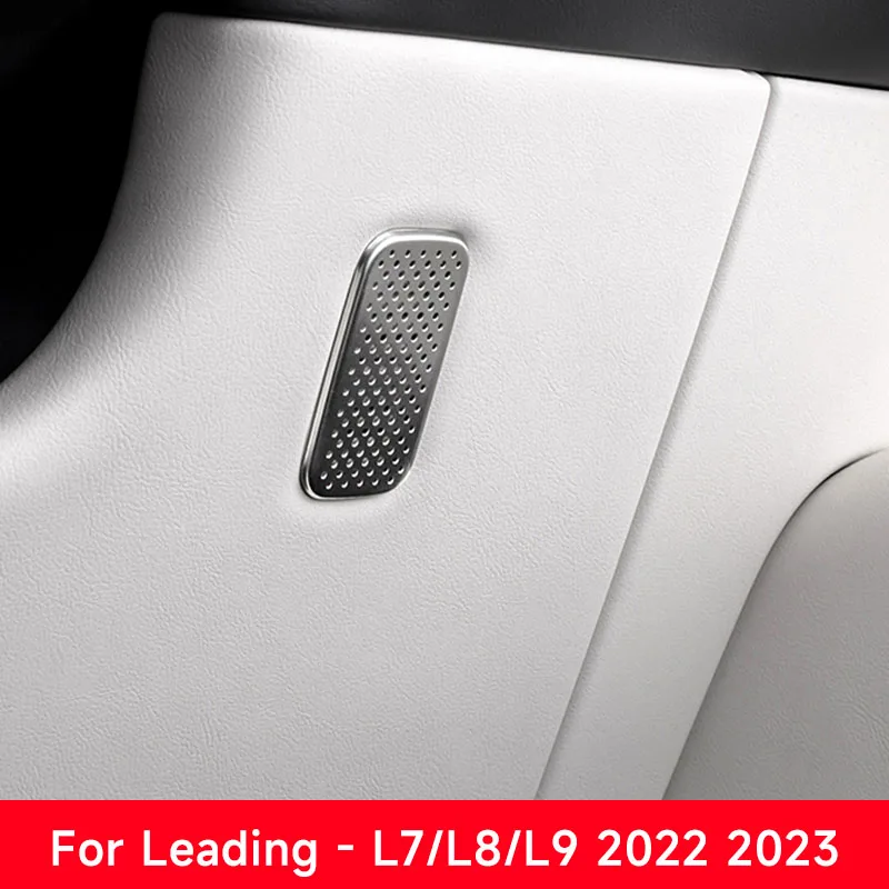 

for Leading Ideal One Li Auto L7 L8 L9 2022 2023 Co Pilot Steering Wheel Lower Horn Cover Decorative Stickers Car Accessories