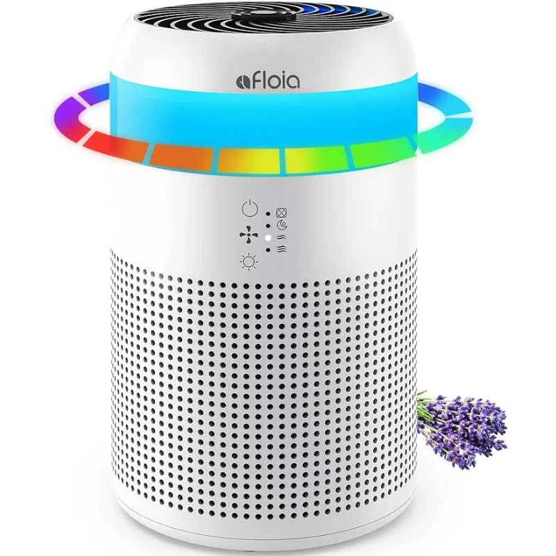 

Fragrance Sponge for Home Office Living Room, Small Desktop Air Purifier for Pet Dander Mold Pollen Odor Smoke Dust