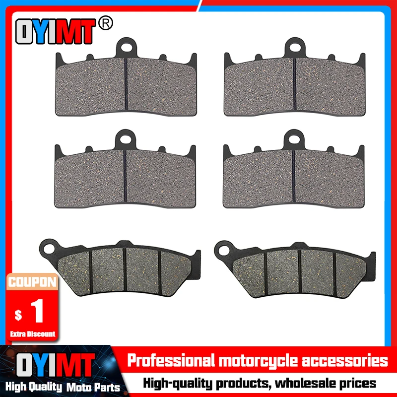 

Motorcycle Front and Rear Brake Pads for BMW K1600B Bagger 2017-2020 Grand America K1600GT K1600SE K1600GTL Exclusive 2015 2016