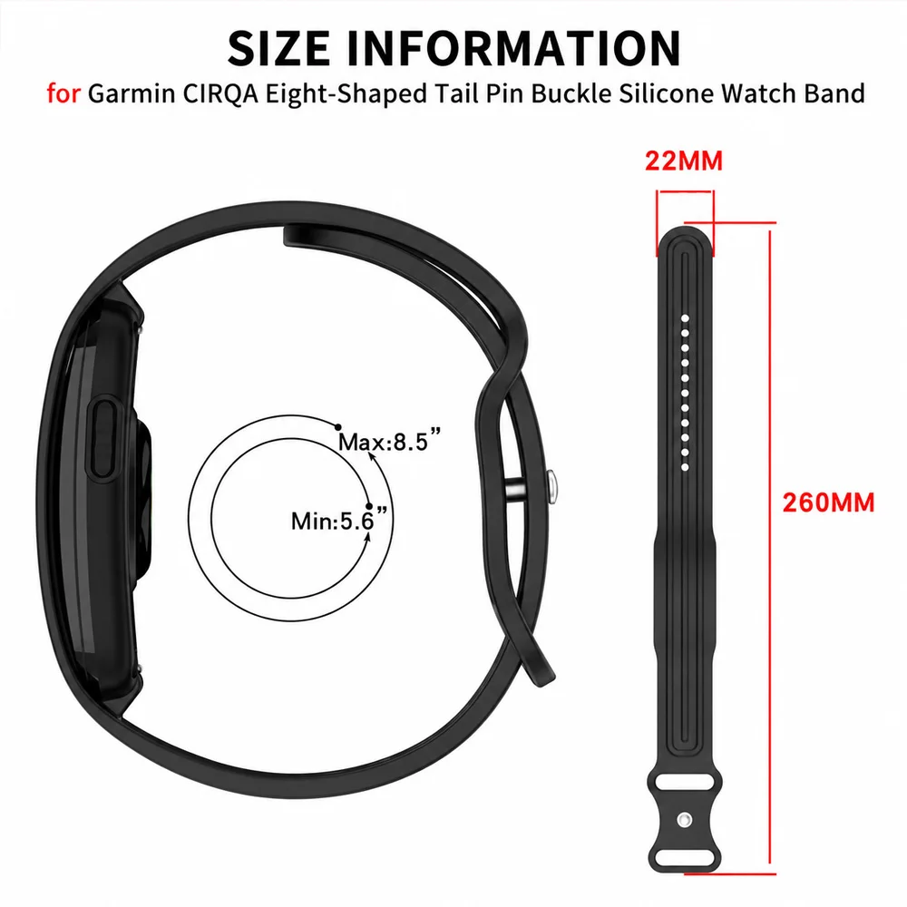 Silicone Strap: Soft, Waterproof, Lightweight, and Breathable Sport Wristband