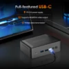 WUDUNG U58 MINI PC AMD Ryzen7 5825U 4.5GHZ 16G DDR4/512G SSD WIFI6E BT5.2 Support 3 Screen RJ45 2.5G 1000M Win 11 Pro Computer 5