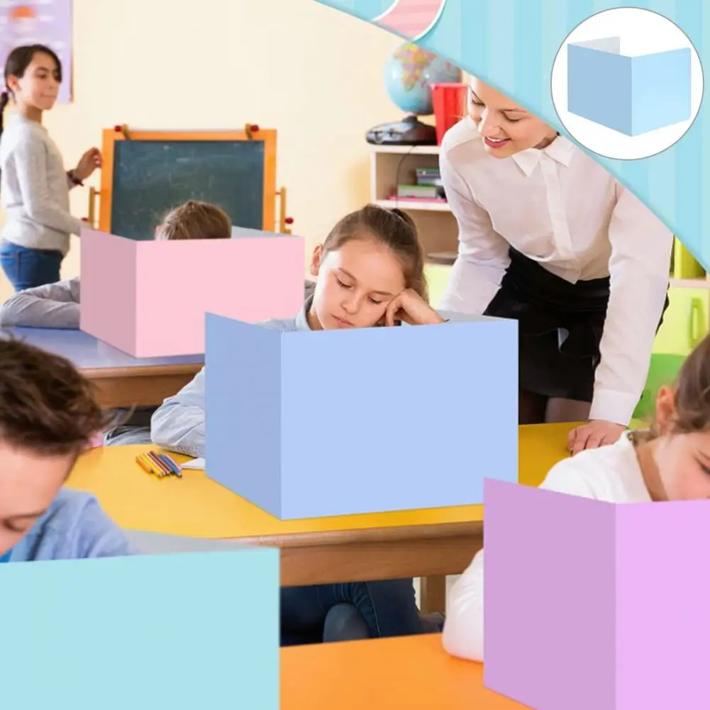 

Office Table Dividers Reliable Colorful Classroom Desk Dividers Enhance Student Privacy Focus with Study Test Privacy Boards