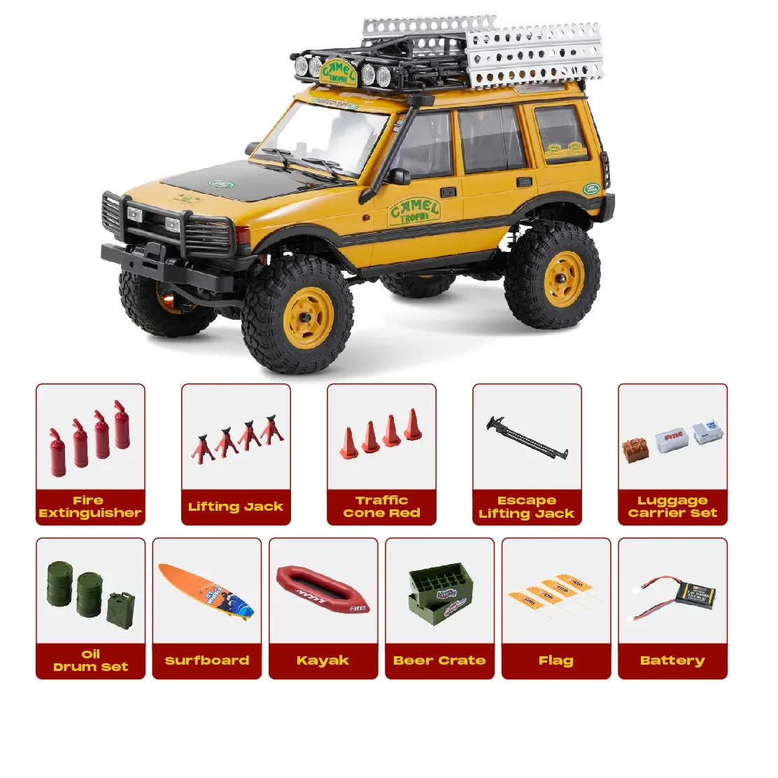 1/24FCX24 スマッシャーV2 FMS 1:24 FCX24 スマッシャー V2 RTR モンスター RC カークローラー