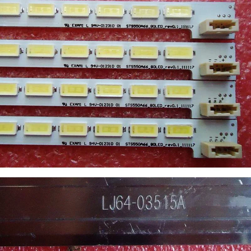 NOBLEX 55LD856DI용 LED 바 JVC LT-55DR930용 PH55M 백라이트 스트립 55/188J-GB-5B-1HCU-UK 룰러 STS550A66_80LED LJ64-03515A