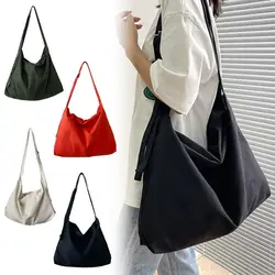 Canvas Casual Messenger Bag Hobo Crossbody Shoulder Tote Fashion Simple Capacity Women Shopper Large Bag Bag School Canvas G7U7