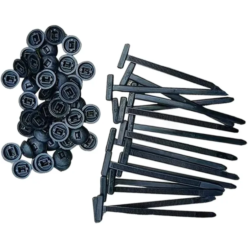Nylon Cable Ties 500/10 Pcs Nylon Universal Cable Tie Buckle Heavy Duty Self-Locking Multipurpose Plastic Tool