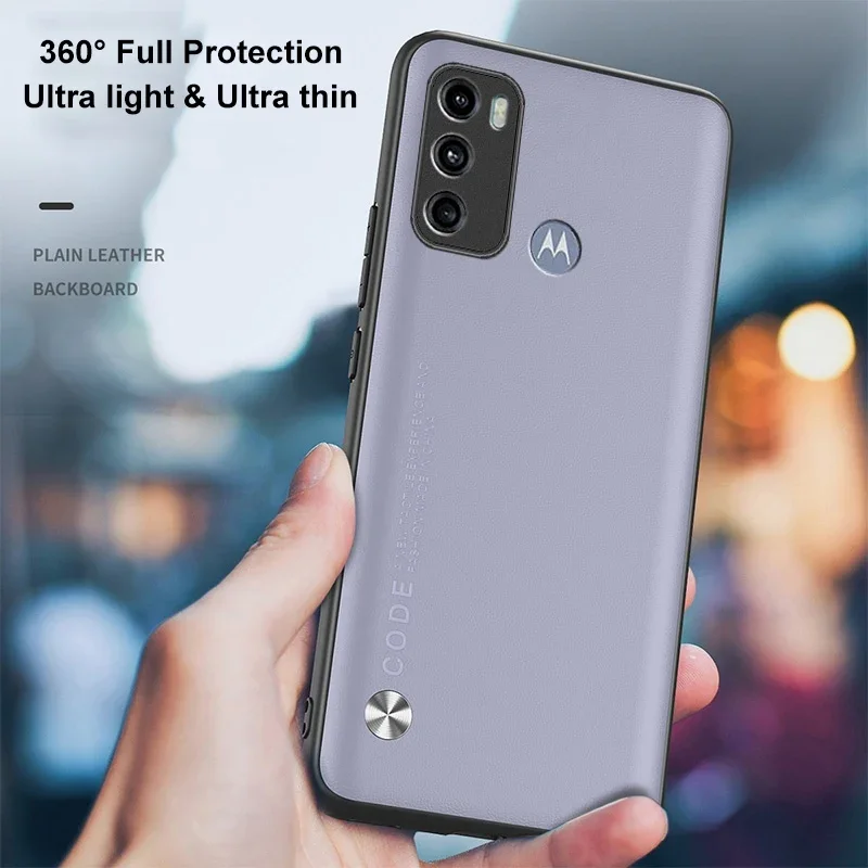 Luxury Leather Matte Phone Case Cover