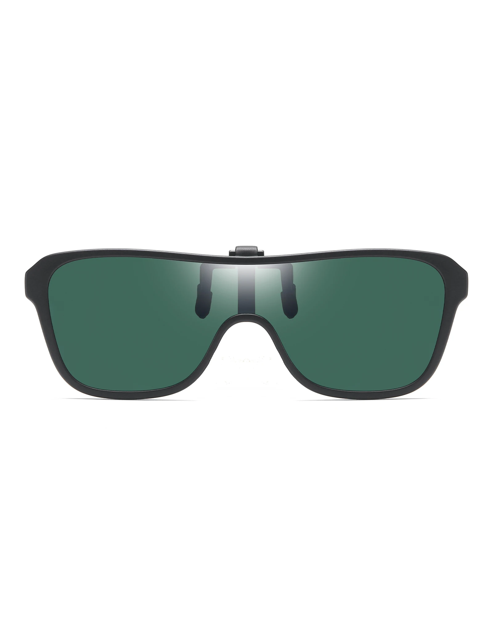 Yoolens Polarized Clip-on Flip Up Clip Rimless Sunglasses for Prescription Glasses - TAC Lens with UV400 K1_voghion.com