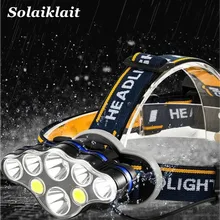 

Upgraded 8LED Headlamp Rechargeable COB 8 Modes Headlight Lamps High Lumen Flashlight Zoomable Waterproof for Camping Fishing