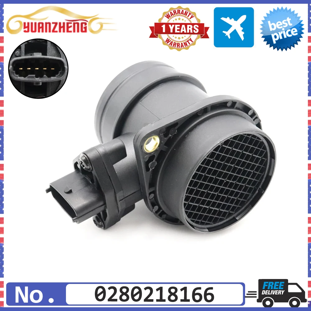 Nuovo 0280218166 Maf Mass Air Flow Meter Sensor Per Chery Tiggo Fl Fiat Marea Multipla Stilo Multi Strada 6081644 4655982
