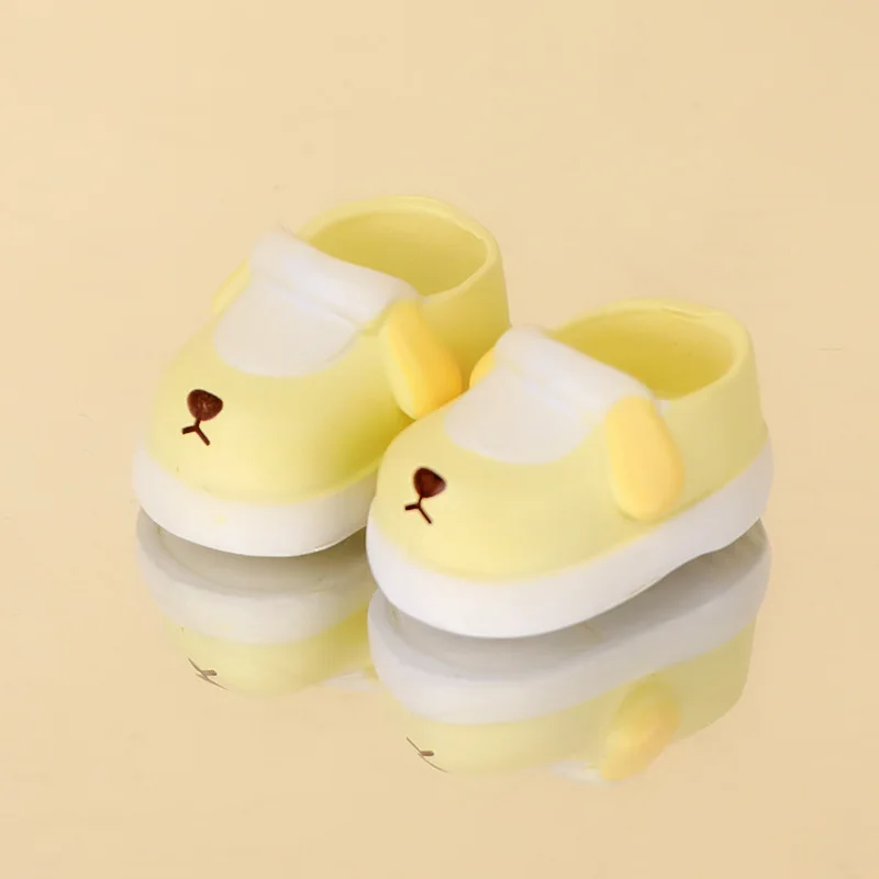Ob11 Dolls Slippers Pvc Shoes Cartoon Cute Sports Shoes with Magnet for Molly, Obitsu11,Gsc, Ufdolls,1/12BJD Doll Accessories 2