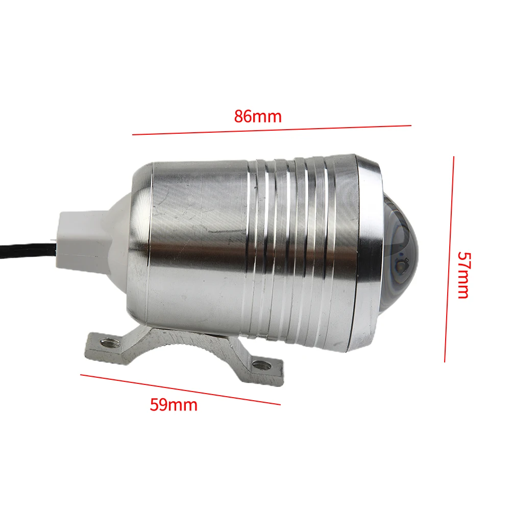 

Truck Motorcycle fog light With Switch 3000LM 7000K Aluminum alloy Bicycles Headlight High/Low Beam U2 Driving