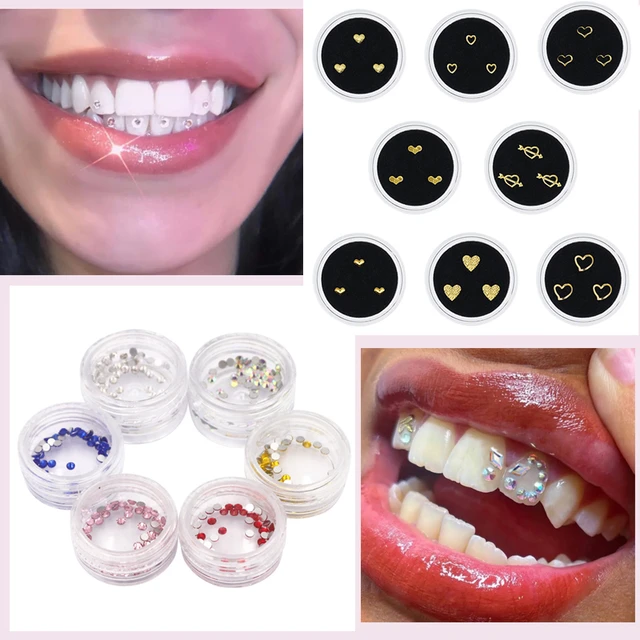 Tooth Gem Set DIY Tooth Gem Jewelry Kit Diamond Crystals Halloween Teeth  Decoration Teeth Ornament Teeth Jewelry Gems Kit - AliExpress