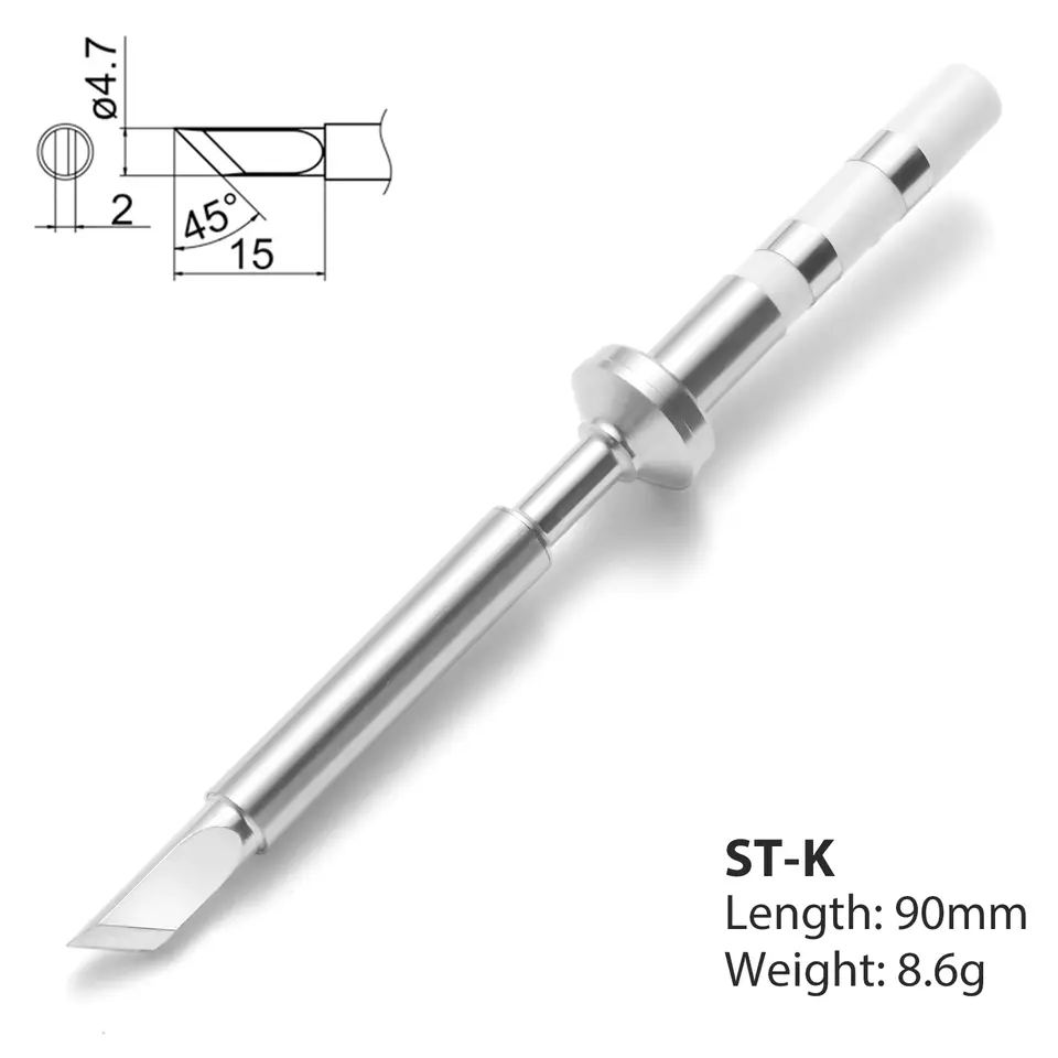 Pinecil V2 Pine64 TS100 TS101 Electric Soldering Iron Tip Replacement Various Models Tips Series ST-B2/BC2/K/KU/J02/D24/C4/I image 7