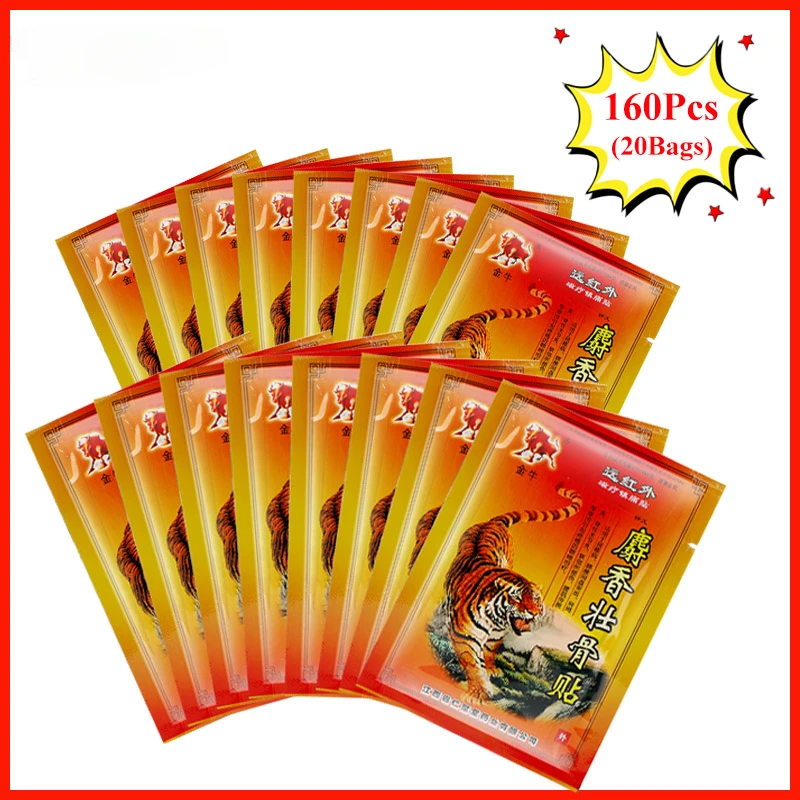 

160 шт., пластыри для снятия боли в коленях