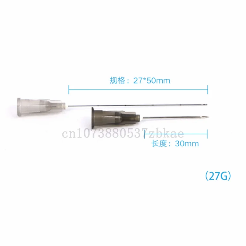 Factory Disposable Blunt-tip Cannula 22g 23G 25G 27G 18G 30G 50mm 70mm Blunt Fine Micro Body Piercing Needles Cannula Syringe 6