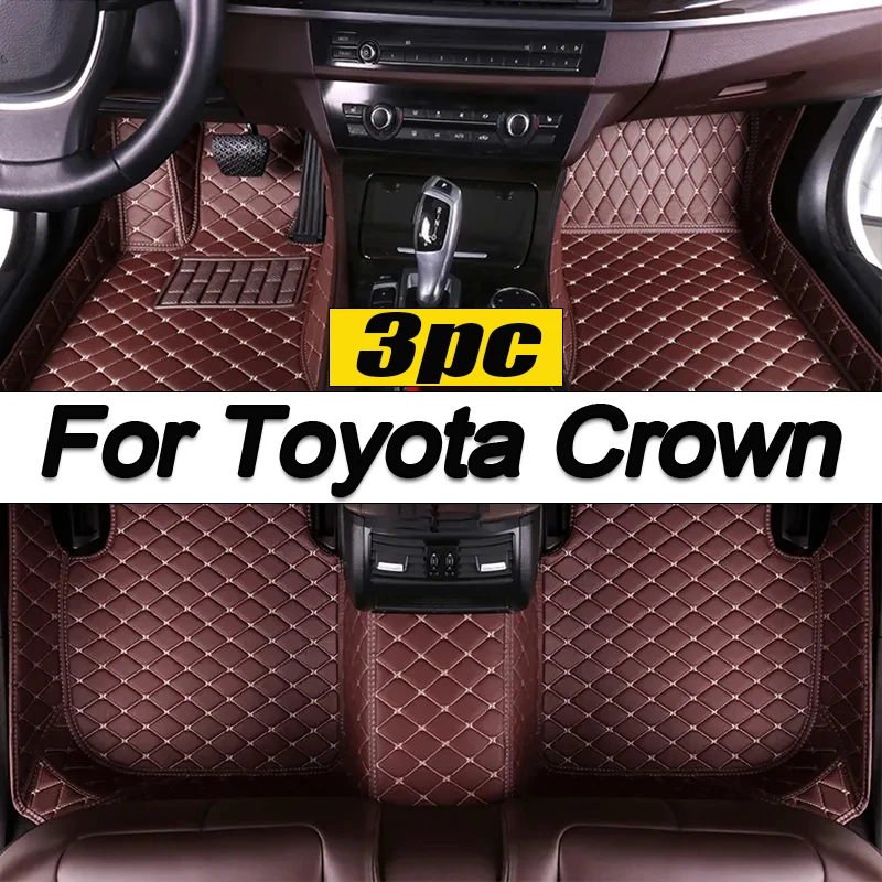 

Автомобильные коврики для Toyota Crown S210 2012 ~ 2018, ковер, роскошный кожаный коврик, автомобильный прочный коврик, полный комплект, коврик для защиты от грязи, автомобильные аксессуары