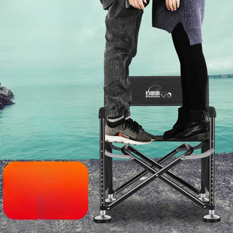 Portable Folding Fishing Chairs Tourist European Style Lightweight Camp Out Fishing Chair Relaxing Outdoor Furniture Chaise FYFC