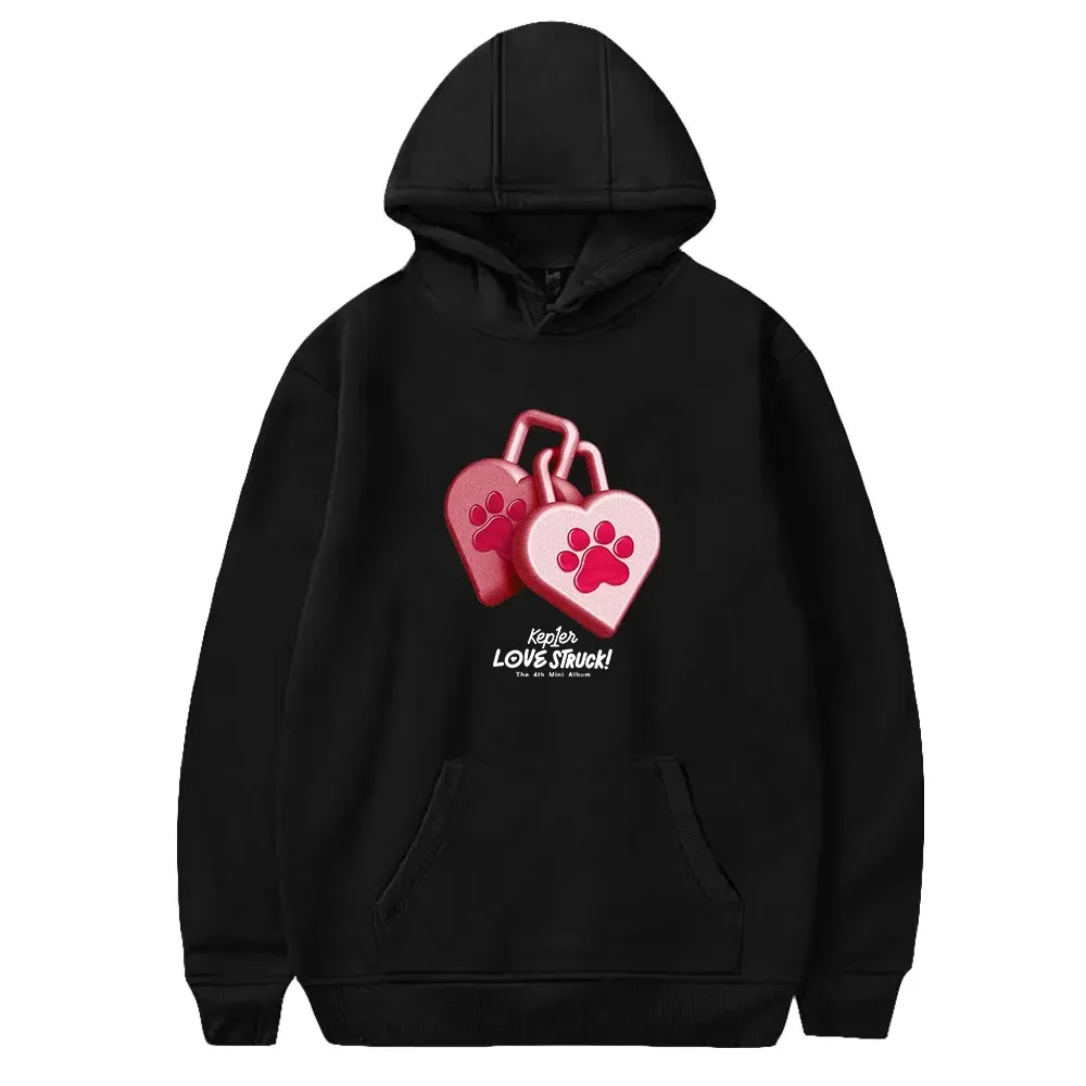 Kep1er Hip Hop Hoodies for Men and Women, Korean streetwear, K-Pop sweatshirt, LOVESTRUCK Merch, Autumn fashion, Fans 2024