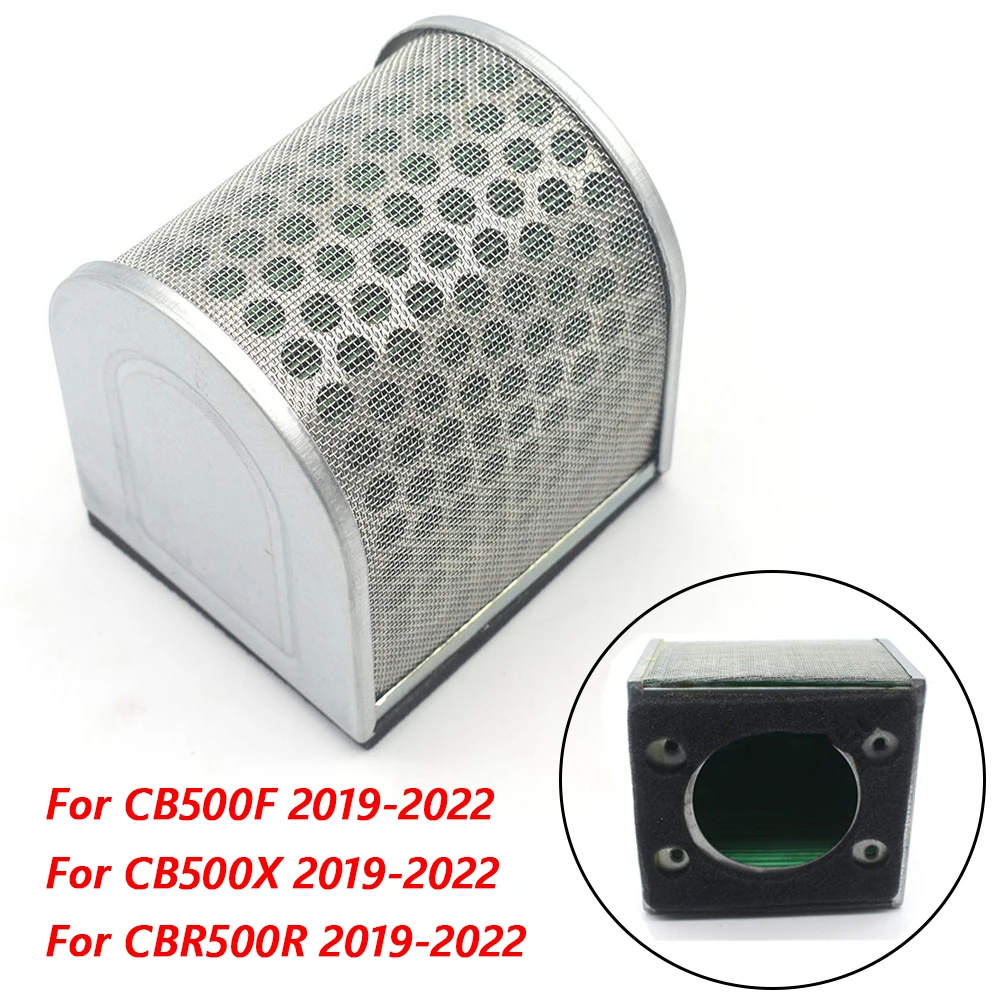 오토바이 엔진 공기 흡입구 필터 클리너 공기 필터 요소, 혼다 CB500F CB500X CB500 F/X CBR500R 2019-2022  Best5