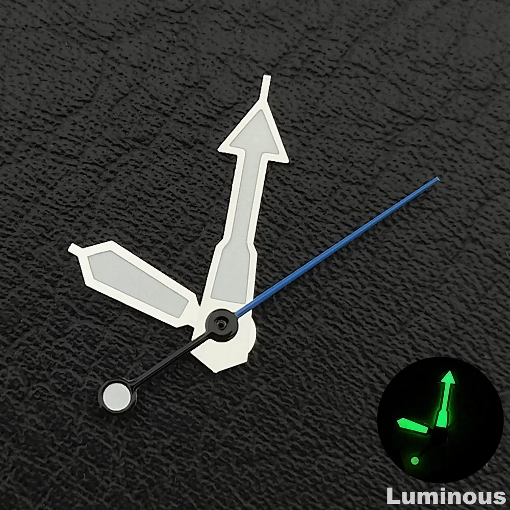 Green C3 Luminous 12.5mm Watch Hands - Premium Watch Accessories and Parts