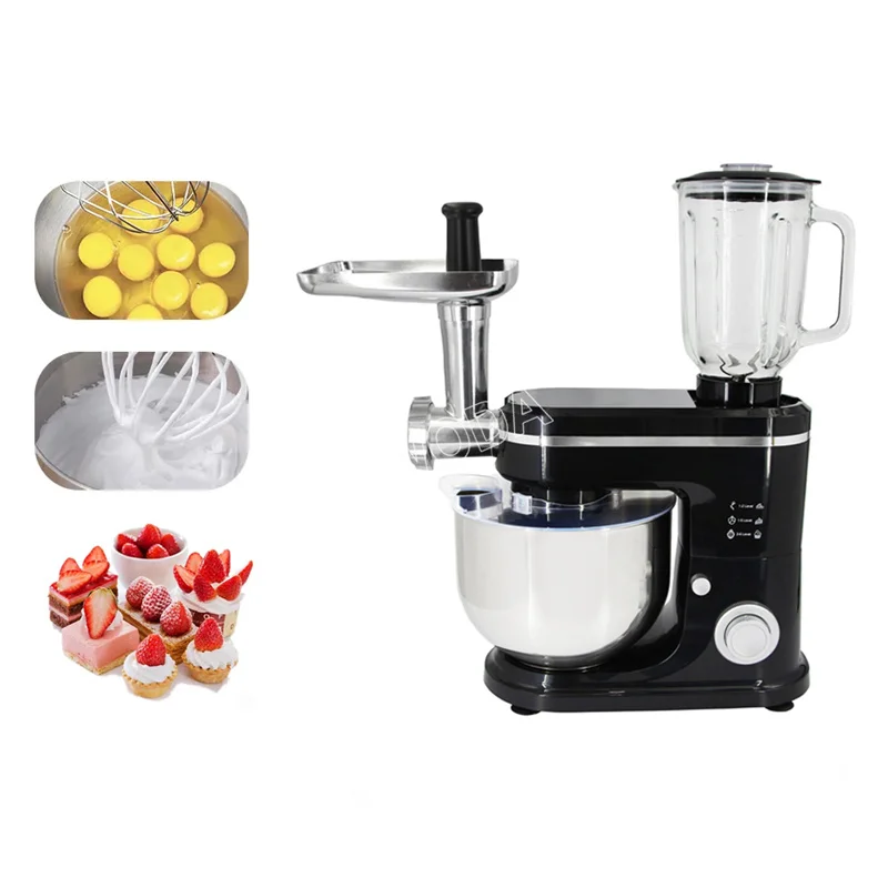 5-in-1 Home Fully Automatic Juicer Kneading Machine Meat Grinder Whisk 5.5L Multifunctional Mixer Food Processor Chef Machine 3