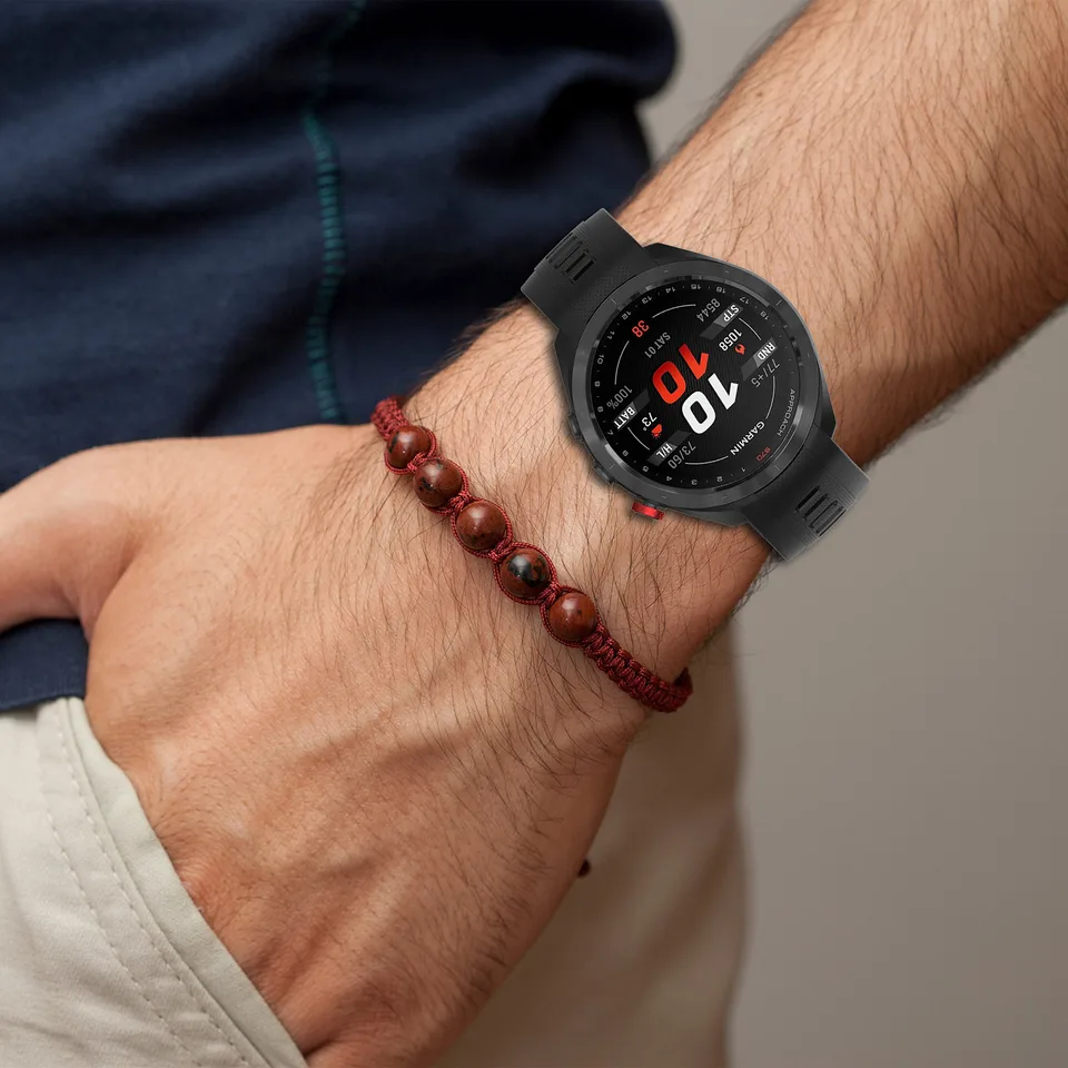 Garmin Approach S70 - Reloj Inteligente con Correa de Silicona (47 mm), Color Negro