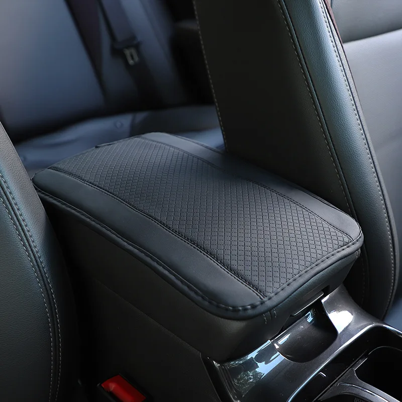 Car Armrest Box Pad Fiber Leather Embossed Double-line Non-slip for Volvo  XC90 XC60 XC70 XC40 V90 V60 V40 C70 C30 S80 - AliExpress