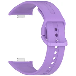 Soft Silicone Strap for Smartwatch, Adjustable Wristband Bracelet, Compatible with Various Models (PURPLE)