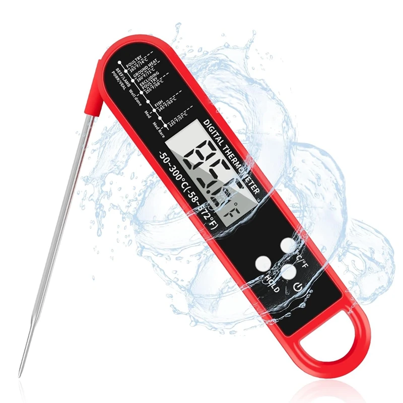 

Digital Meat Thermometer Food Instant Thermometer Grill Smoker Thermometer With Backlight For BBQ For Cooking Kitchen