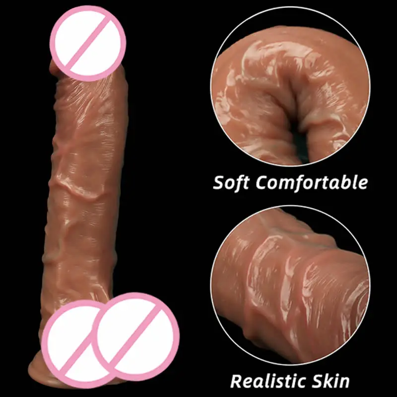 Realistic Soft Silicone dildo with 3XLR and Vac-u-lock connector for Sex Machine Big penis Anal plug Vaginal Masturbator
