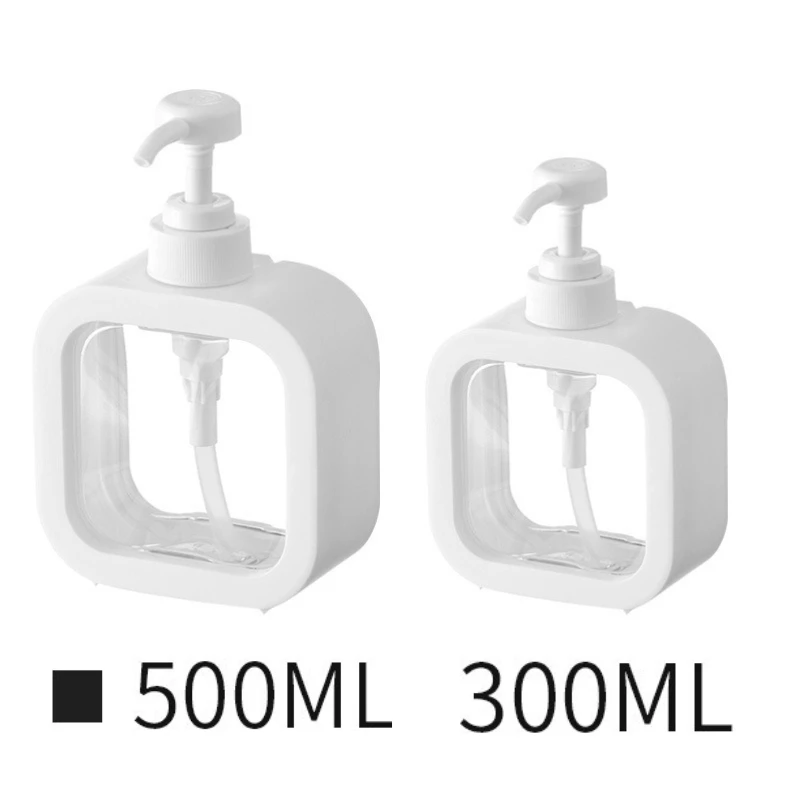 Soap Dispenser Bottles For Kitchen Bathroom Refillable Lotion Shampoo Shower Gel Clear Bottle soap dispenser