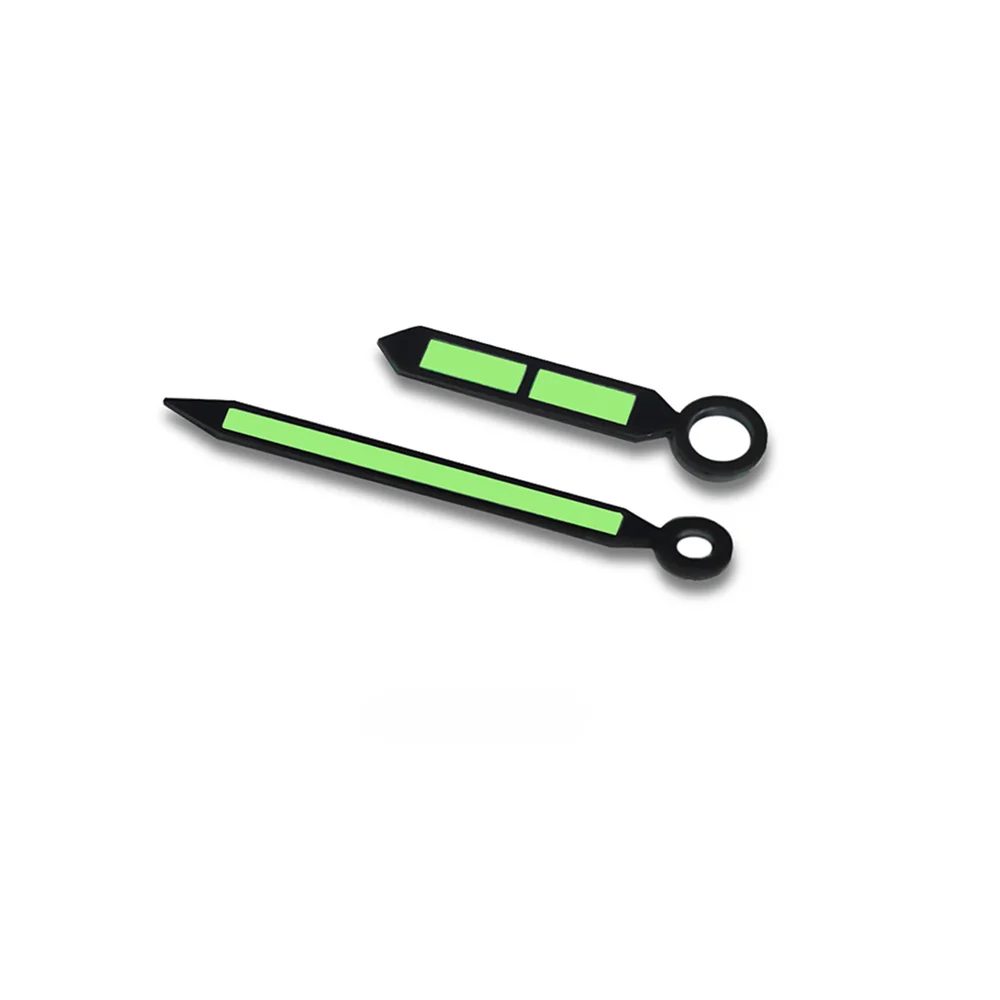 

2Pins Green Luminous Watch Hands for ETA 6497 6498 ST3600 ST3620 Movement Pointer Needles Watch Modified Parts