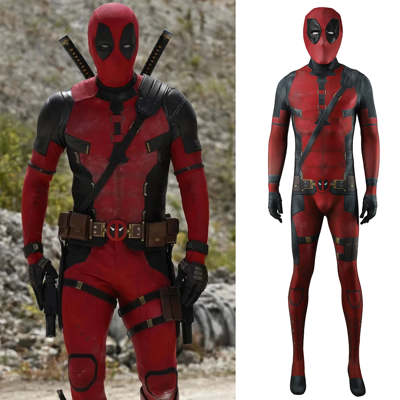 2024 Deadpool 3 Cosplay Costume Superhero 3D Printed Spandex