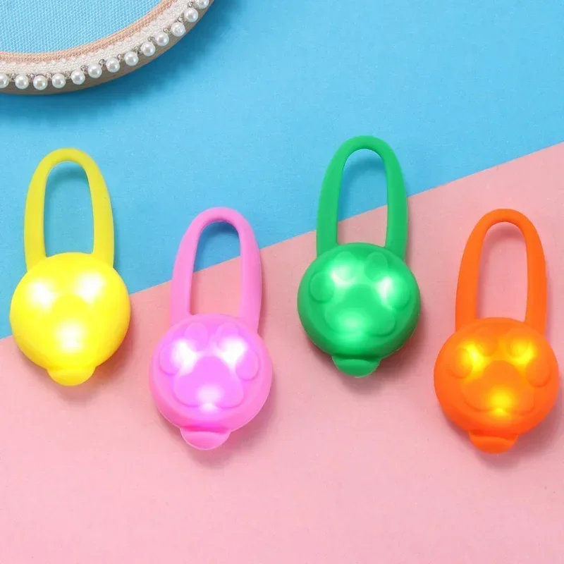 Pet Necklace LED Luminous Pendant Dog Light Night Walking Loss Prevention