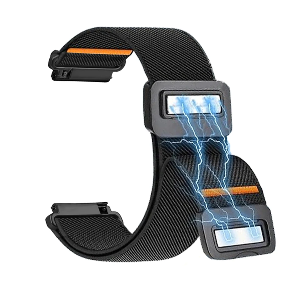 22mm Nylon Magnetic Watch Strap Bracelet