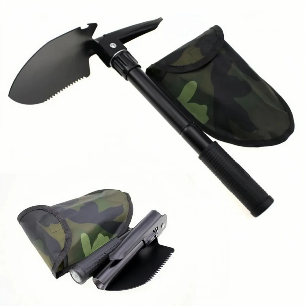 1 buc multifuncțională camping supraviețuire pliabilă lopeți lopată în aer liber grădină sapă săpat instrument kit drumeții accesorii_voghion.com
