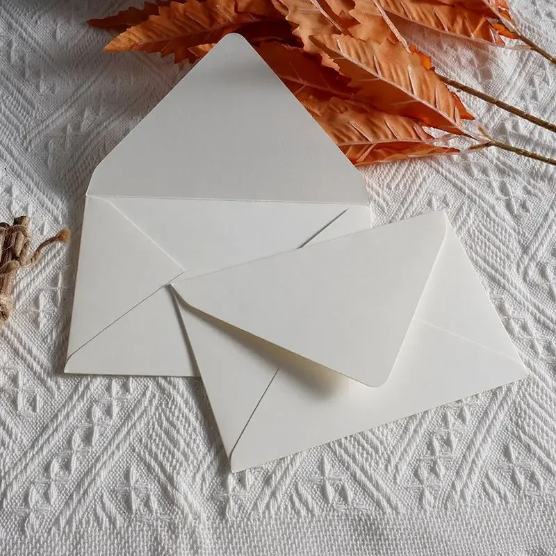 White Envelope Small Business Supplies Stationery Envelopes 30pcs/lot for Wedding High-grade 250g Paper Invitations Postcards
