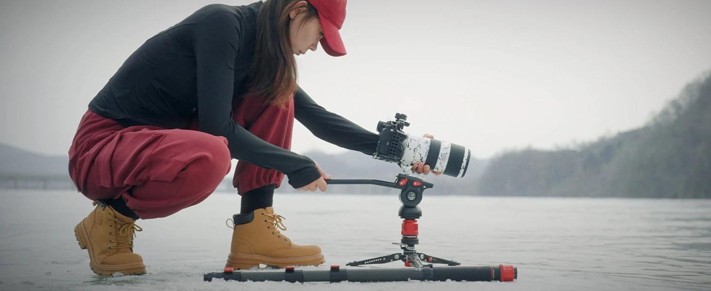 IFOOTAGE Cobra 3 Strike Monopod One Touch Lifting Videography Aluminum Monopod A