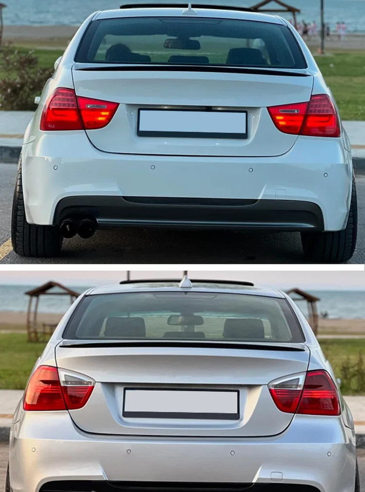 Rear spoiler detailed view